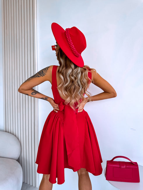 Corset dress "MARAKUJA A1160" - RED